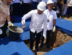 Groundbreaking Sentra Pengolahan Beras Terpadu CSR Bank Mandiri, Bupati Tamba : Stabilkan Harga Gabah dan Beras