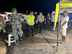 Ciptakan Situasi Kondusif, Polres Gelar Patroli Gabungan dengan Kodim 1617/Jembrana