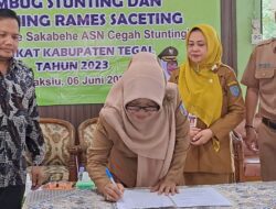 Pemkab Tegal Selenggarakan Acara Rembug Stunting dan Launching Rames Saceting