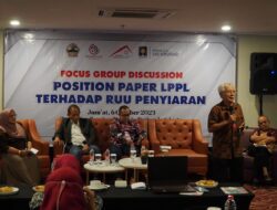 FGD Positioning Paper Terhadap RUU Penyiaran, Hasilkan 15 Materi Perumusan