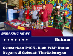 Gencarkan P4GN, Blok WBP Rutan Negara di Geledah Tim Gabungan