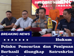 Pelaku Pencurian dan Penipuan Berhasil diungkap Satreskrim Polres Jembrana