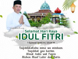 Pemerintah Kabupaten Tegal, Mengucapakan Selamat Hari Raya Idul Fitri 1445 Hijrah/2024 Masehi