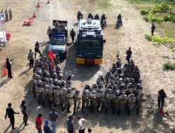 Tingkatkan Kemampuan Taktis, Polres Tegal Gelar Latihan Intensif