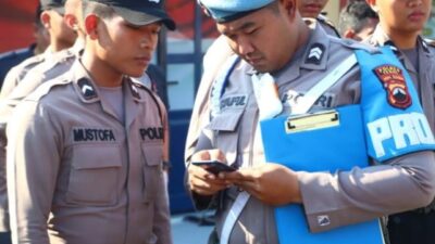 Cegah Dini Potensi Judi Online Bagi Anggota Polres tegal, HP seluruh Personel Diperiksa