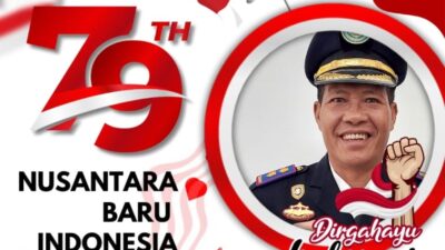 Satpel UPPKB Cekik Beserta Staf Mengucapkan Dirgahayu RI Ke-79, Nusantara Baru Indonesia Maju