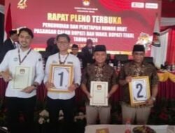 Akhirnya, KPU Tegal Resmi Tetapkan Nomor Urut Paslon Bupati dan Wakil Bupati