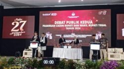 Sampaikan Visi dan Misi, KPU Tegal Gelar Debat Publik Paslon Bupati dan Wakil