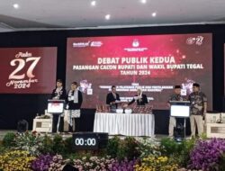 Sampaikan Visi dan Misi, KPU Tegal Gelar Debat Publik Paslon Bupati dan Wakil