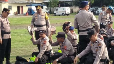 Amankan TPS, Kapolres Tegal Pastikan Kesiapan Personel