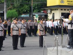 Kasat Samapta dan Kapolsek Pangkah Polres Tegal Resmi Diganti