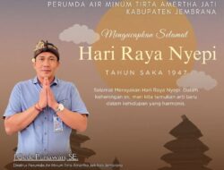 PDAM Tirta Amertha Jati Mengucapkan Selamat Hari Raya Nyepi Tahun Baru Caka 1947