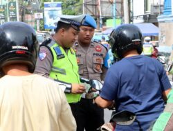 Ratusan Pengendara di Tegal Terjaring Razia, Helm Masih Jadi Masalah Utama
