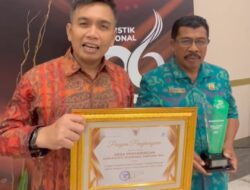 Desa Penyaringan Sabet Penghargaan Desa Cantik Terbaik Nasional dari BPS RI