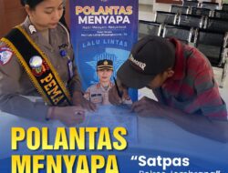 Polantas Menyapa, Berikan Pelayanan Maksimal Demi Kepuasan Masyarakat Jembrana