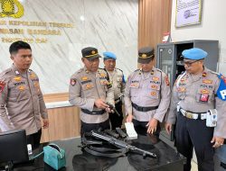 Sidak Senpi di Polres Bandara Ngurah Rai, Propam Cek Senjata hingga Amunisi Personel