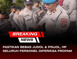 Pastikan Bebas Judol dan Pinjol, HP Seluruh Personel Diperiksa Propam