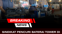 Sindikat Pencurian Baterai Tower di Jembrana Dibongkar, Lima Orang Diamankan