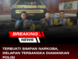 Satresnarkoba Polres Jembrana Ungkap 7 Kasus Narkotika, 8 Tersangka Diamankan
