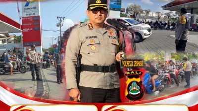 Polresta Denpasar Kerahkan 588 Personel Amankan SPBU di Denpasar dan Badung