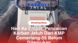 Memasuki Hari Ke 4, TNI AL Gilimanuk Ikuti Pencarian Korban Jatuh dari KMP Cemerlang-55