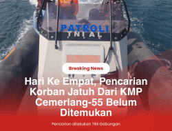 Memasuki Hari Ke 4, TNI AL Gilimanuk Ikuti Pencarian Korban Jatuh dari KMP Cemerlang-55