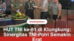 HUT TNI ke-81 di Klungkung: Sinergitas TNI-Polri Semakin Erat   