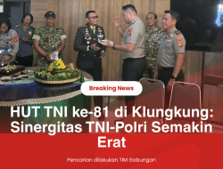 HUT TNI ke-81 di Klungkung: Sinergitas TNI-Polri Semakin Erat   